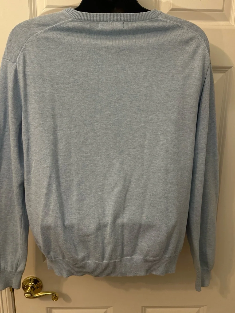 Club room Men’s Light Blue V-Neck Men's Sweater